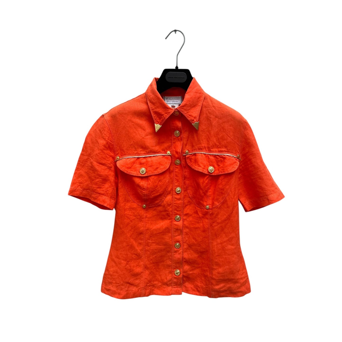 Vintage Versus Red Cotton Shirt