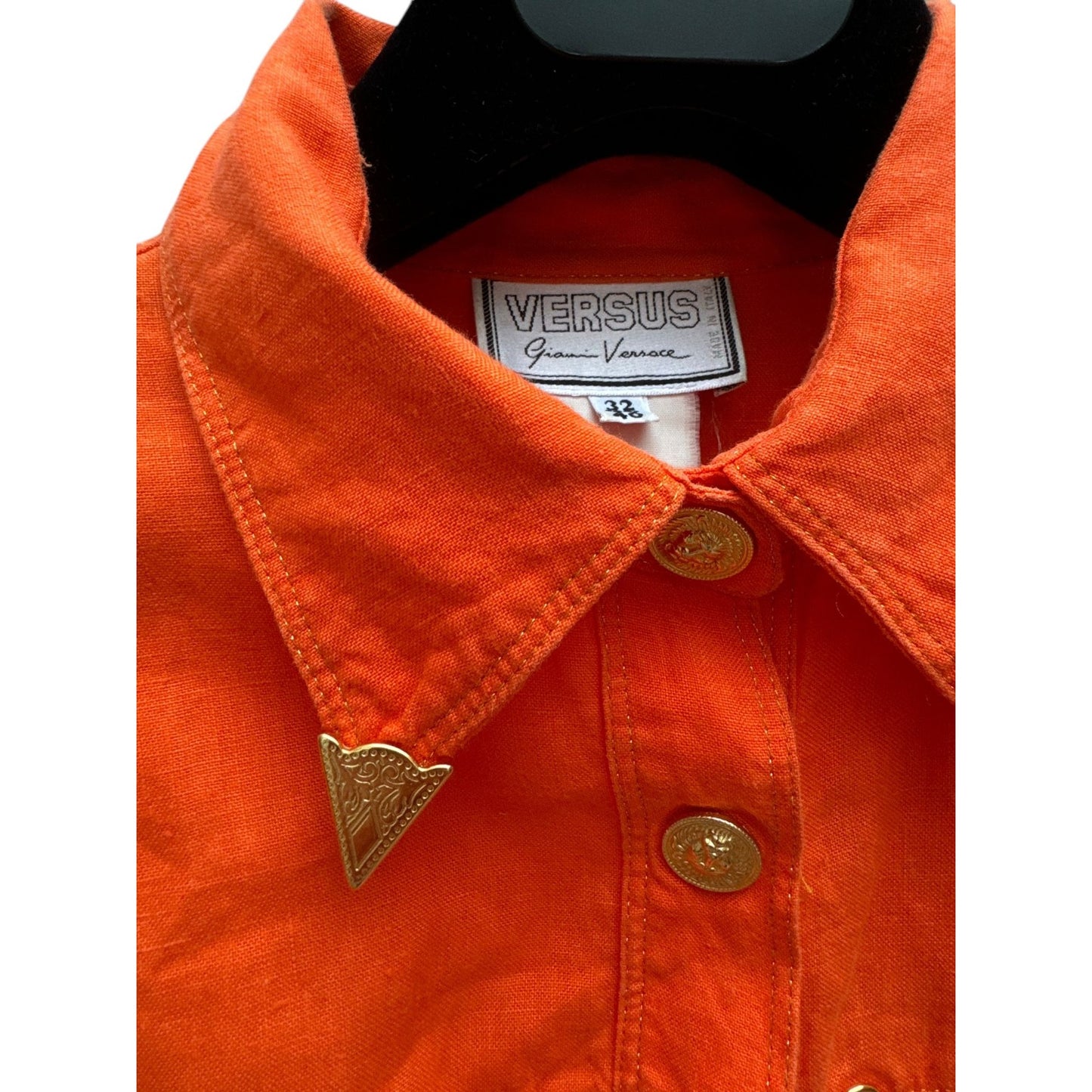 Vintage Versus Red Cotton Shirt