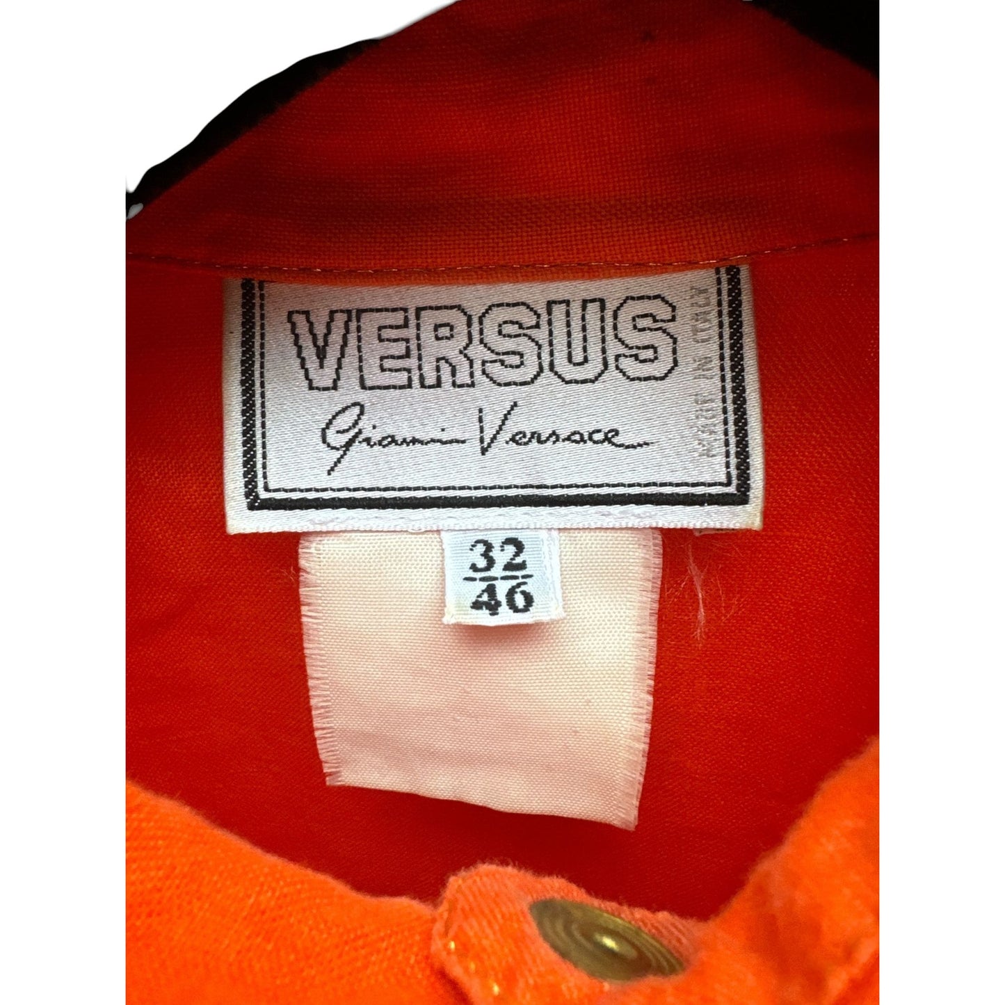 Vintage Versus Red Cotton Shirt