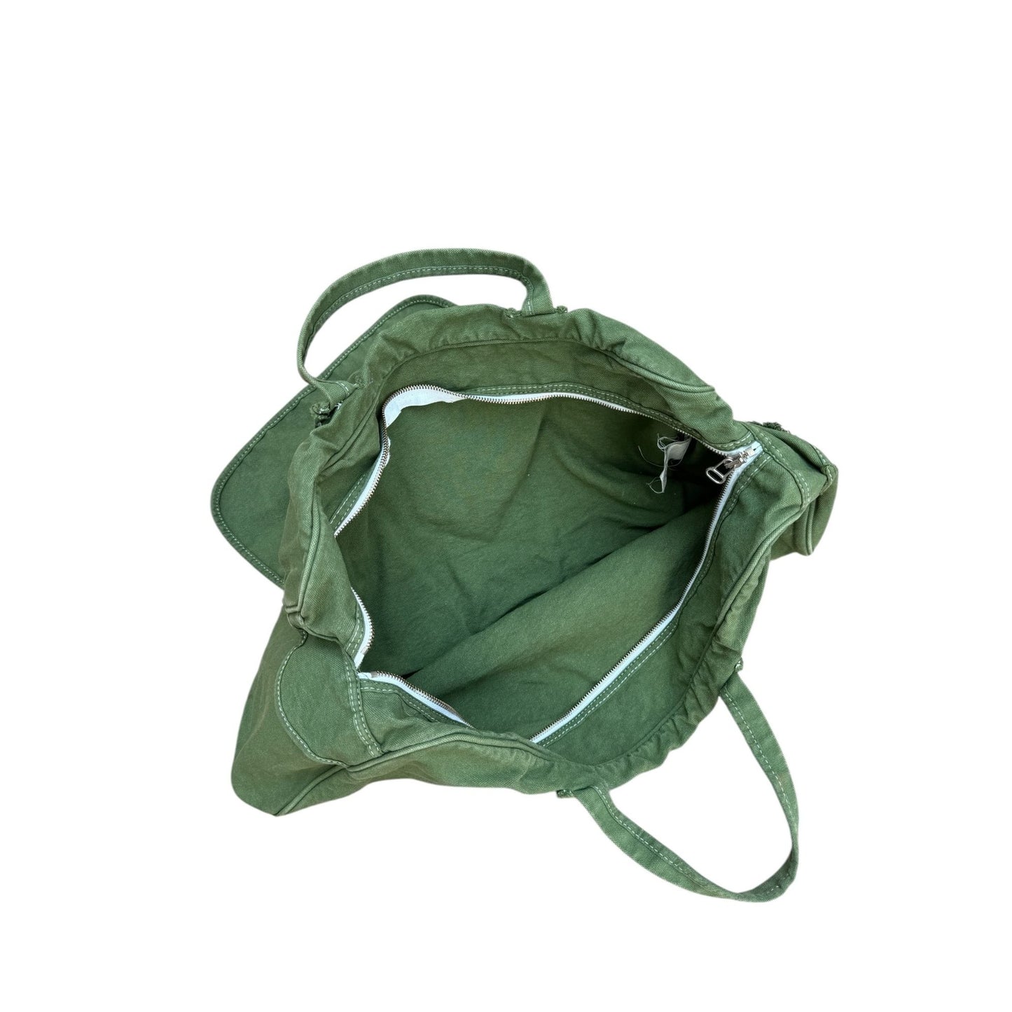SS 2005 Military Kaki Denim Duffle Weekender Bag