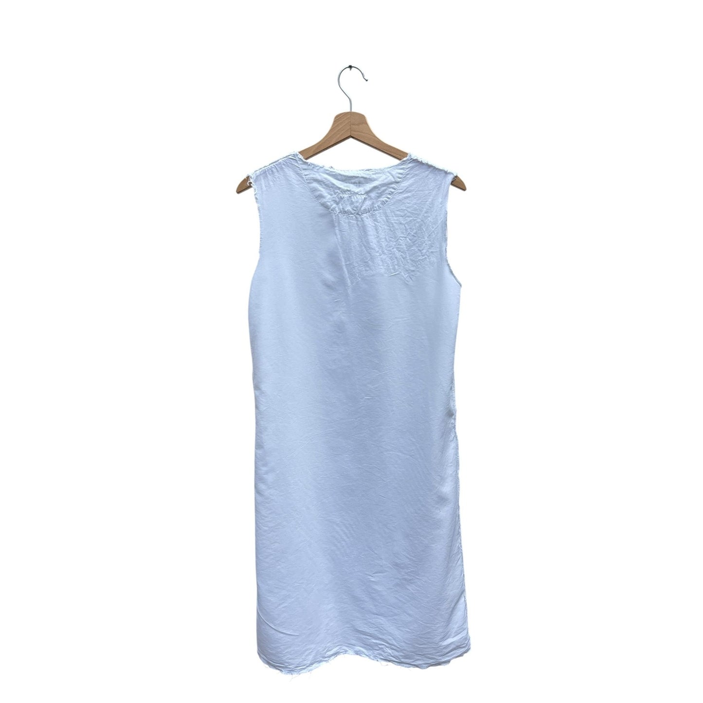 SS 2002 White Dress with Raw Edges