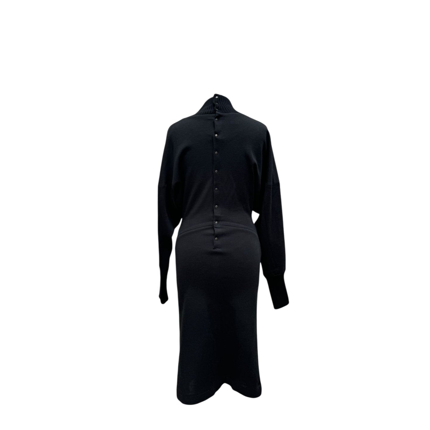 Vintage Black Wool Dress