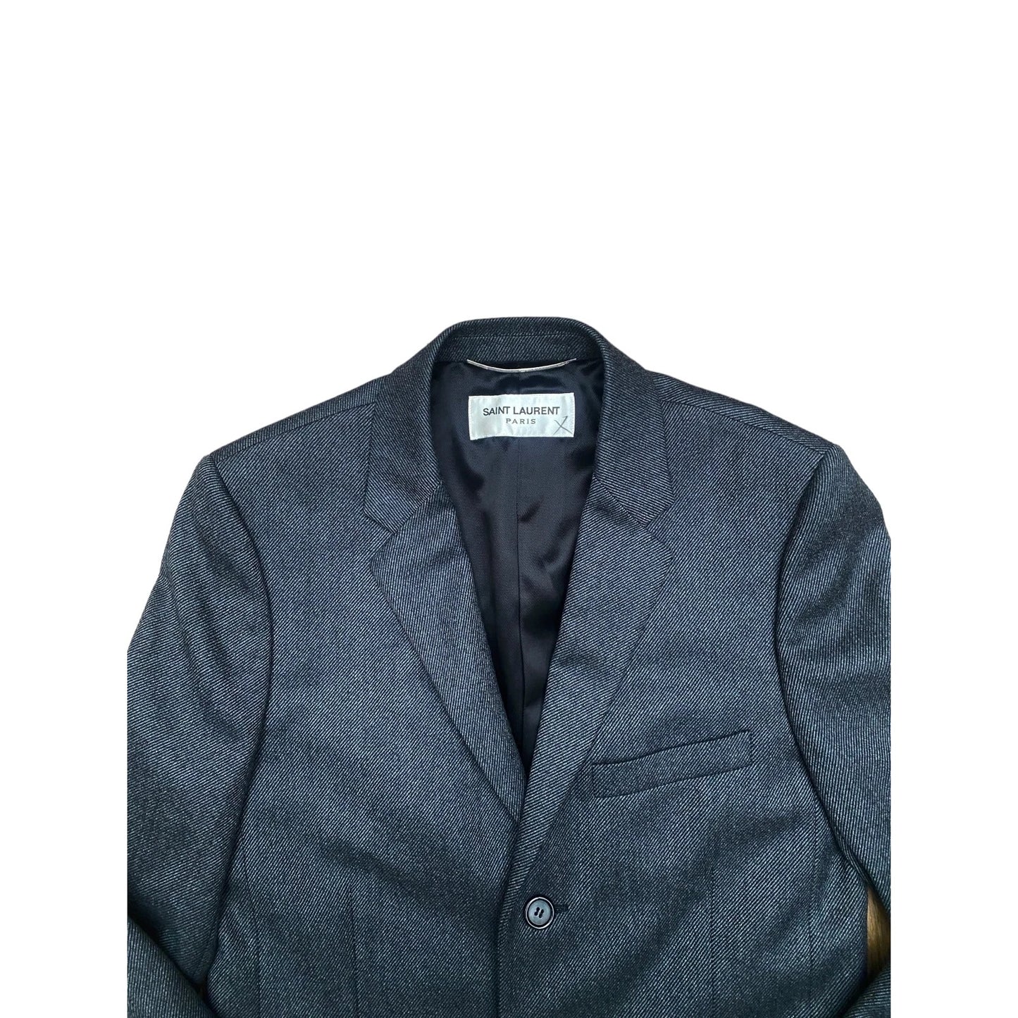 FW 2017 Grey Wool Chesterfield Coat