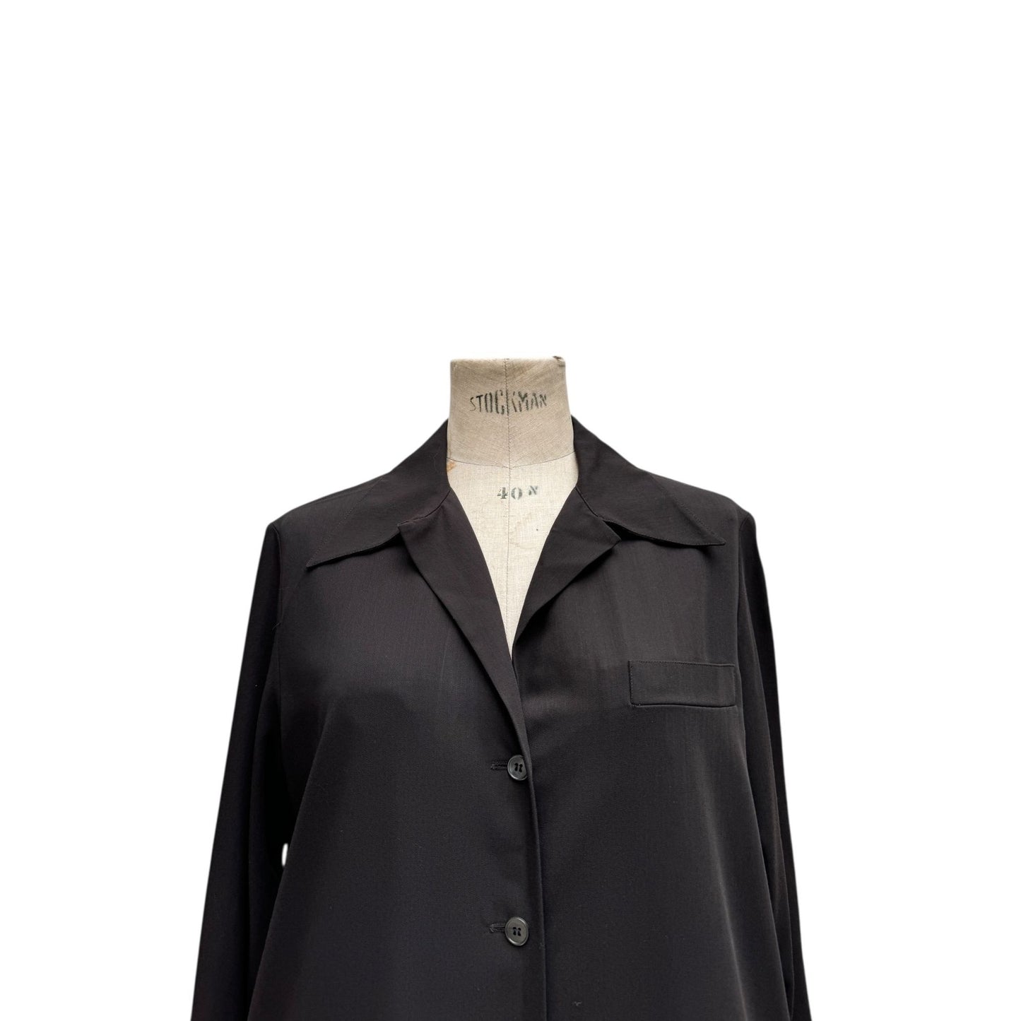 Dark Chocolate Wool Long Dress