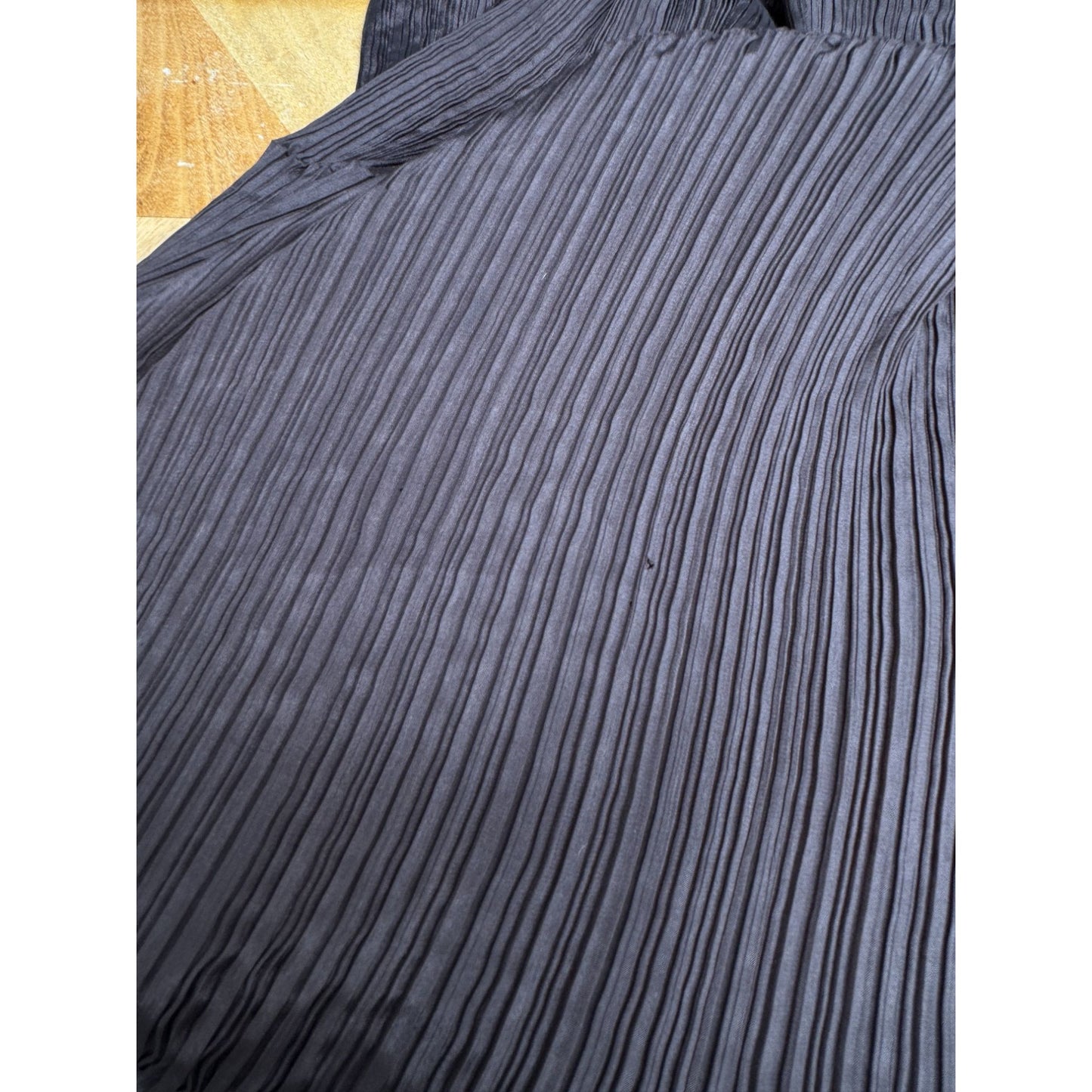 Pleats Please Sculptural Cape in Chocolate Brown
