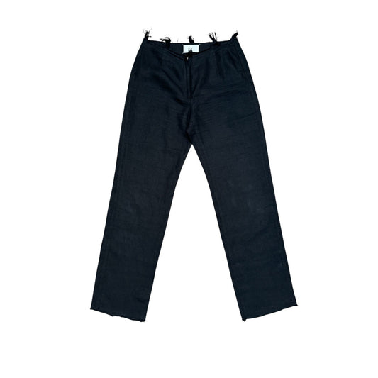 Spring/Summer 2000  Black Linen Fringed Trousers