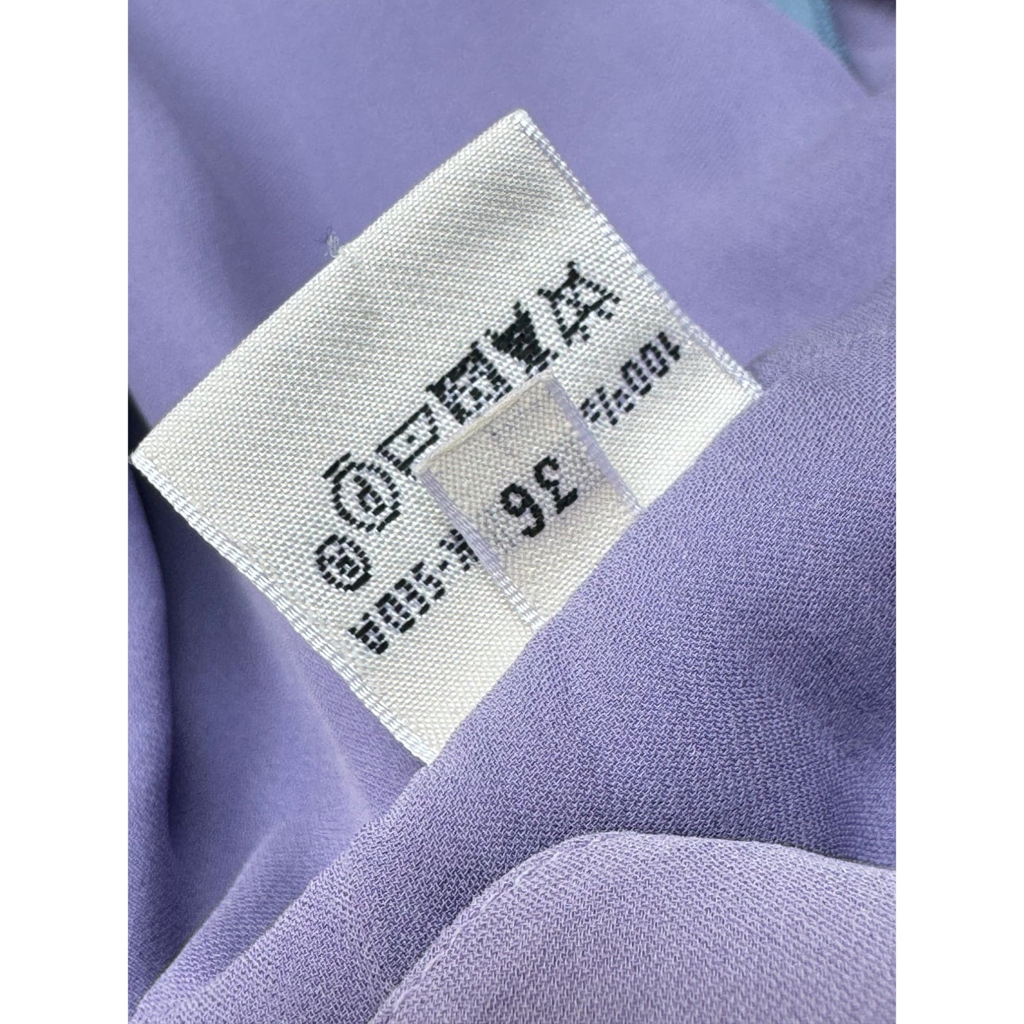 SS 2008 Lilac Silk Layered Dress