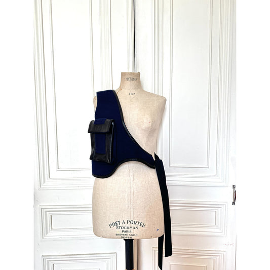 FW15 Navy Wool Holster Sling