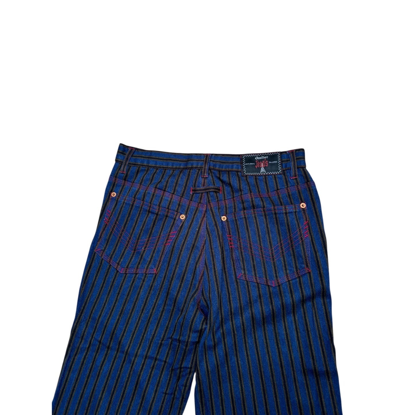 Vintage Blue Striped Trousers