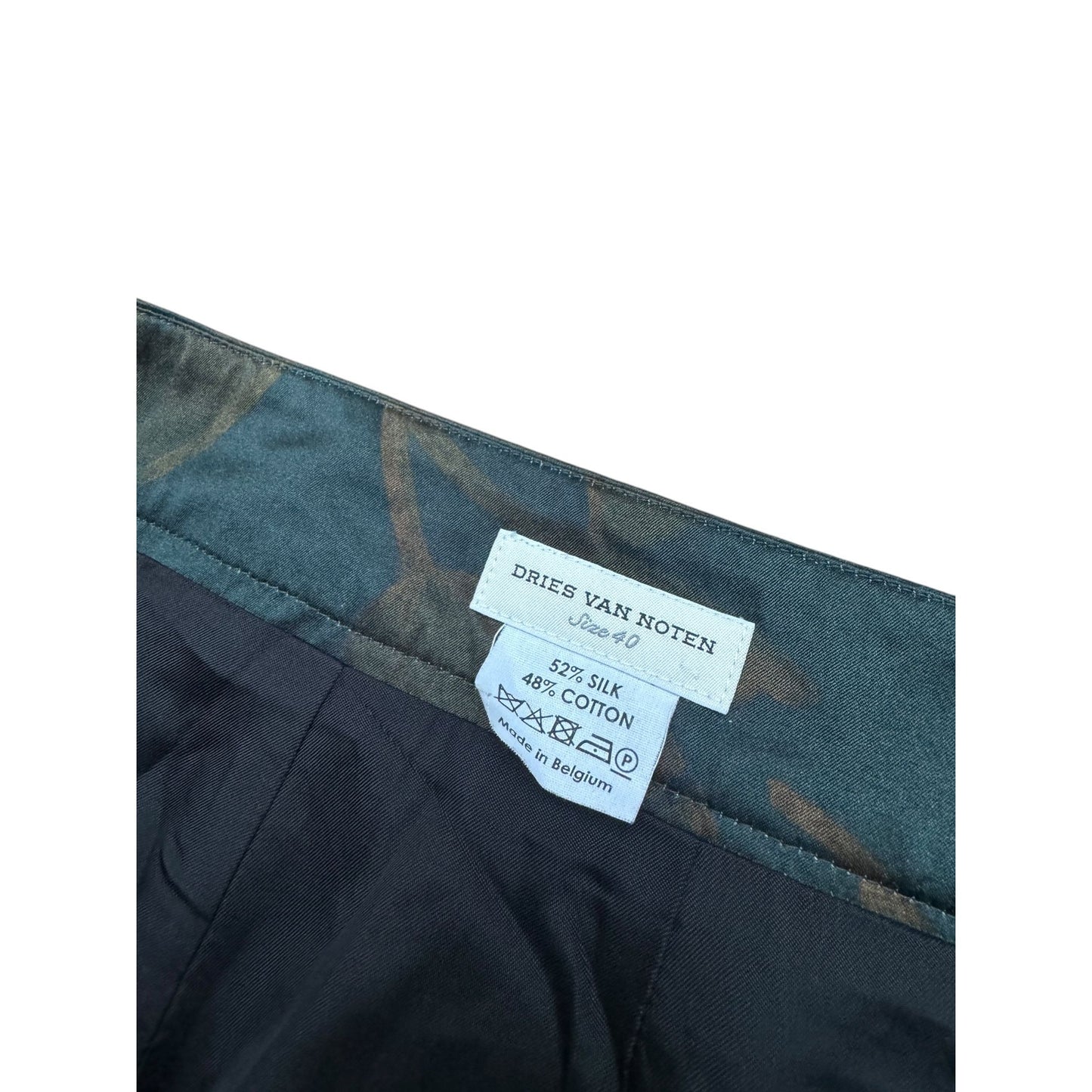 Kaki Floral Skirt