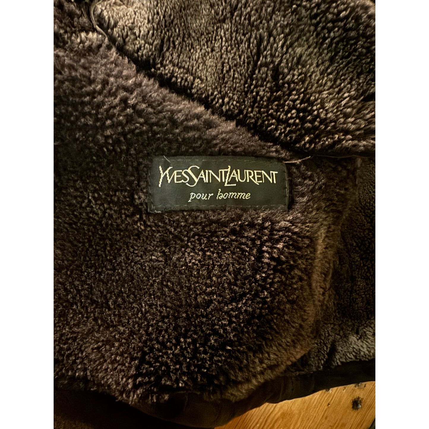 Brown Suede Shearling Coat