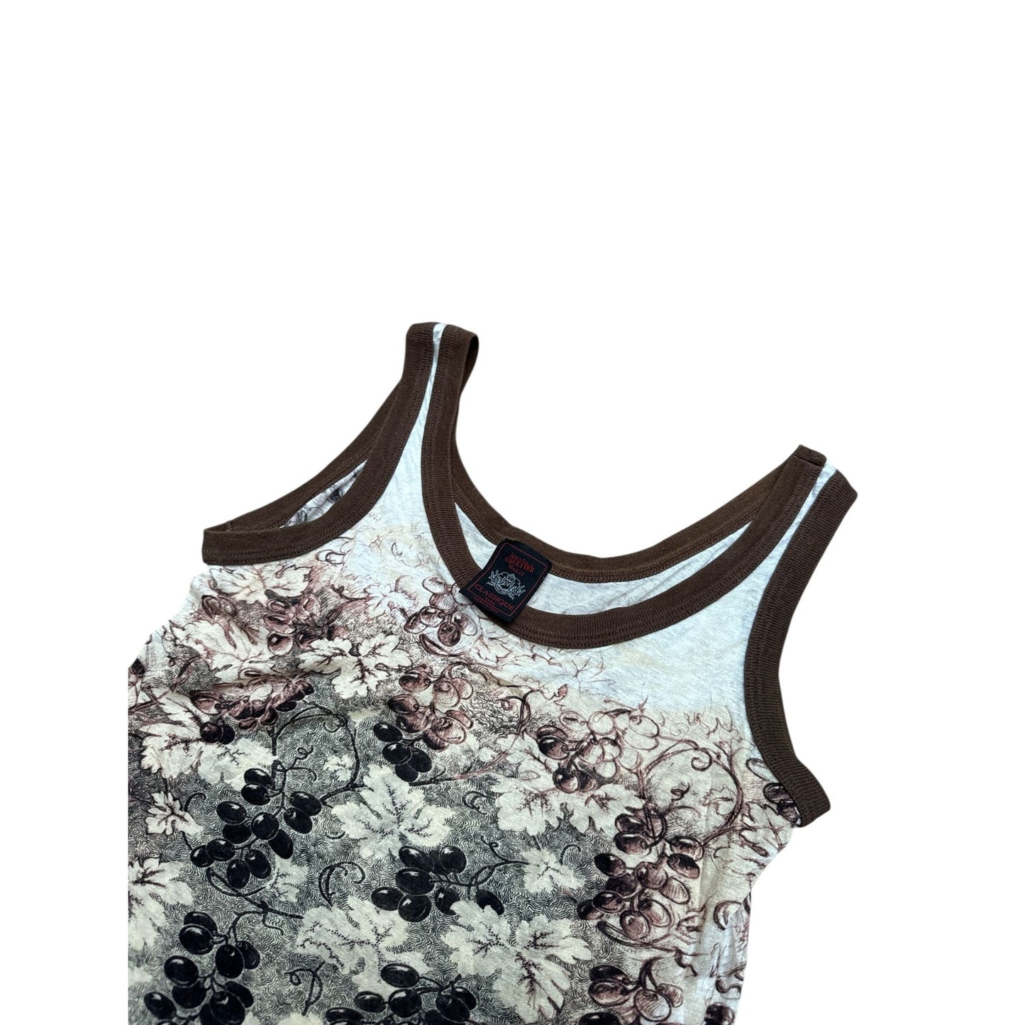 Grapes Mesh Tank Top Size S