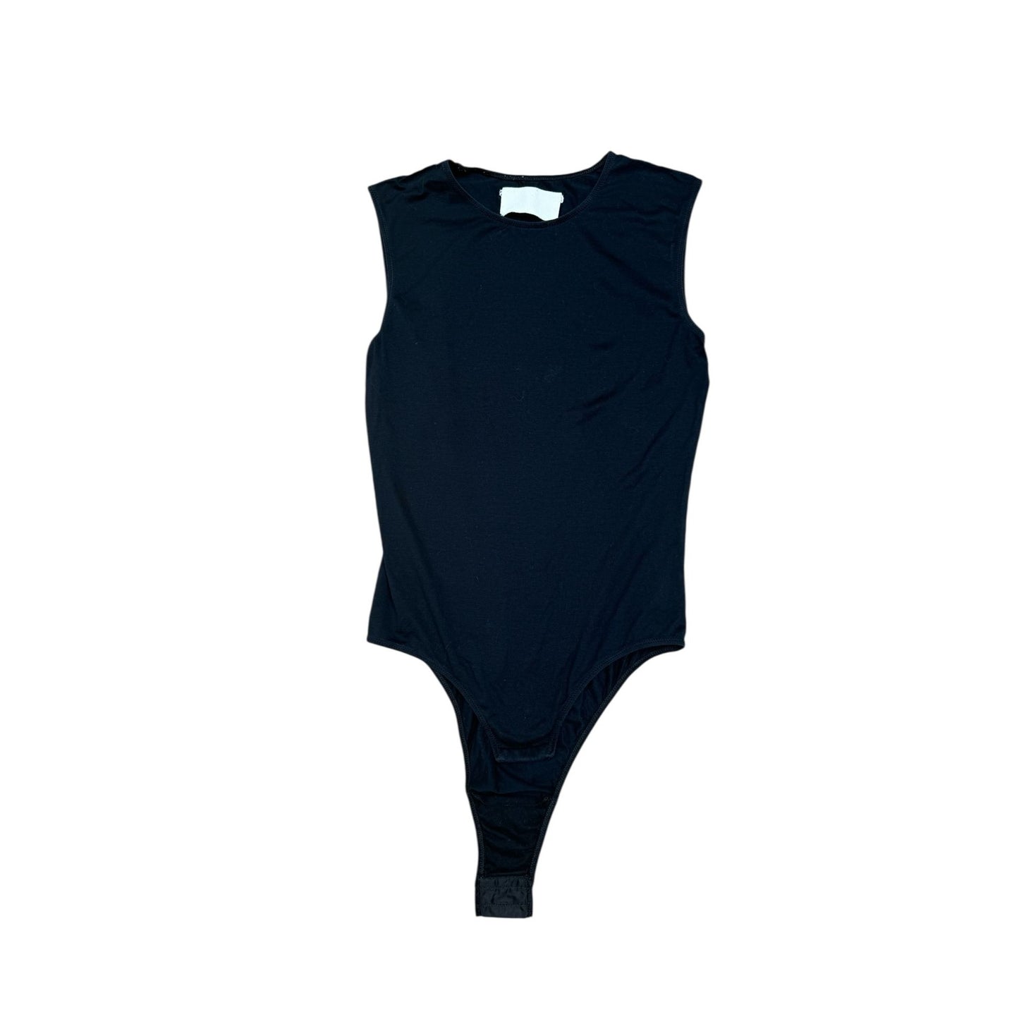 2000s Black Sleeveless Bodysuit