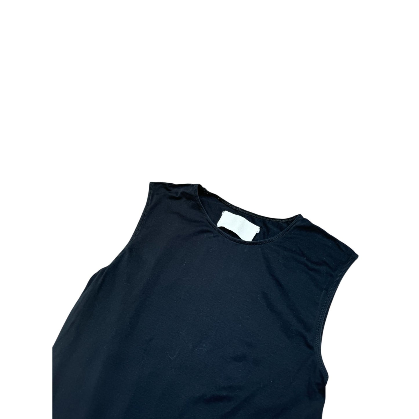 2000s Black Sleeveless Bodysuit