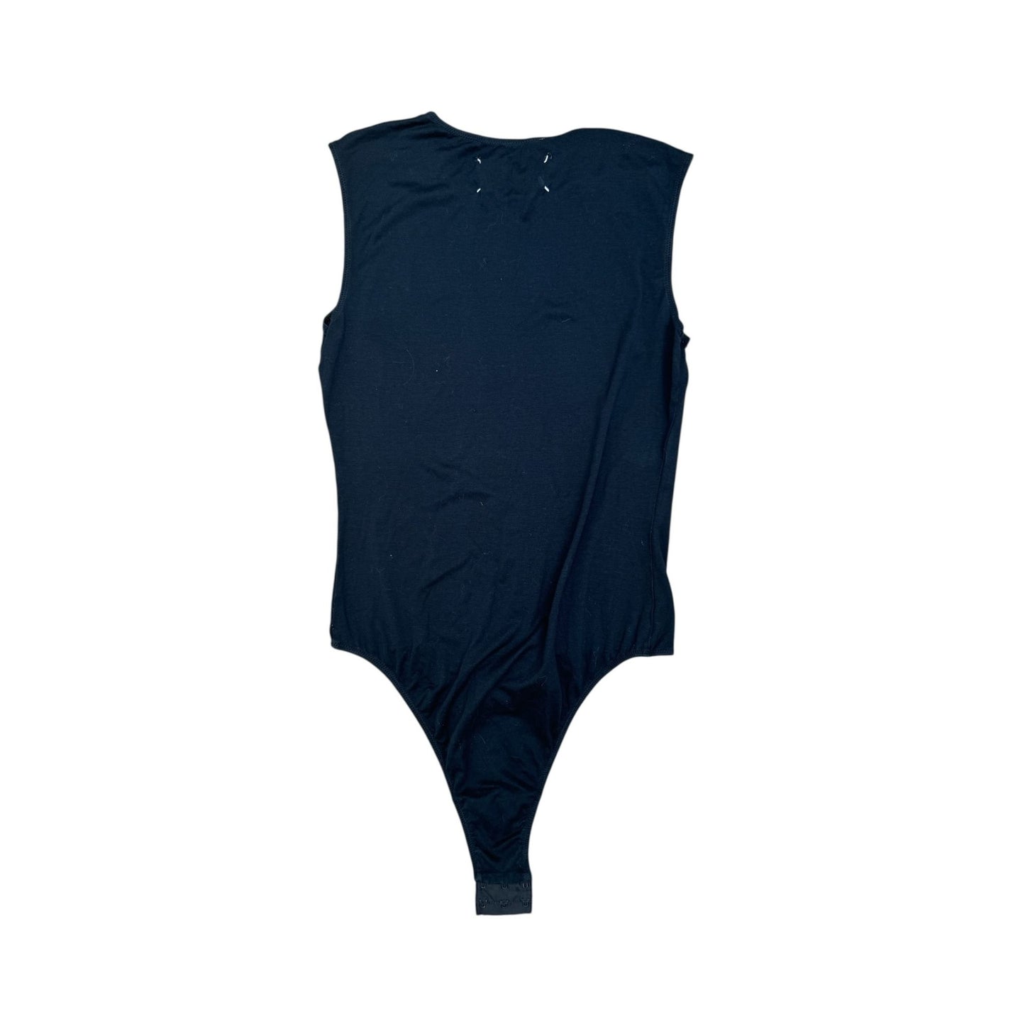 2000s Black Sleeveless Bodysuit