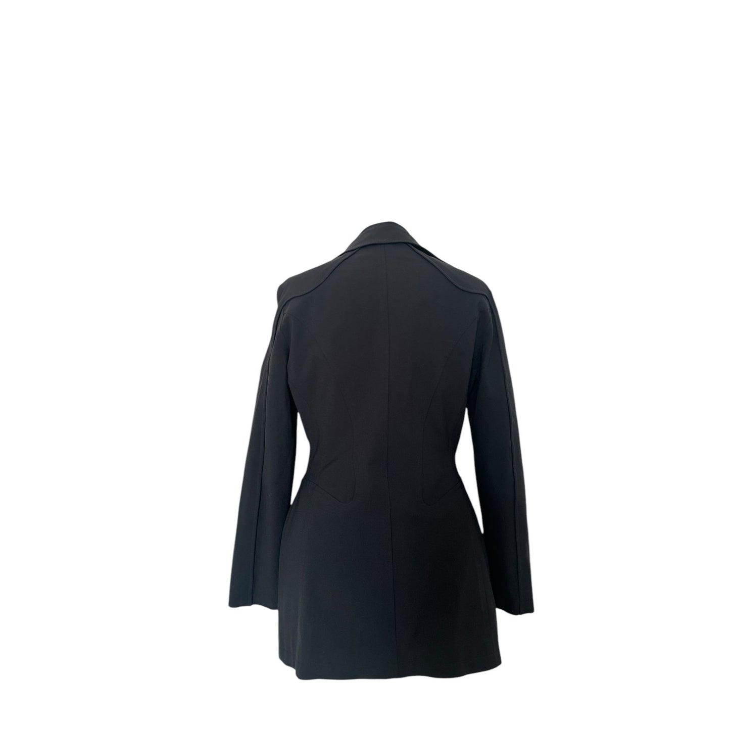 Vintage Sculptural Black Jacket Size M