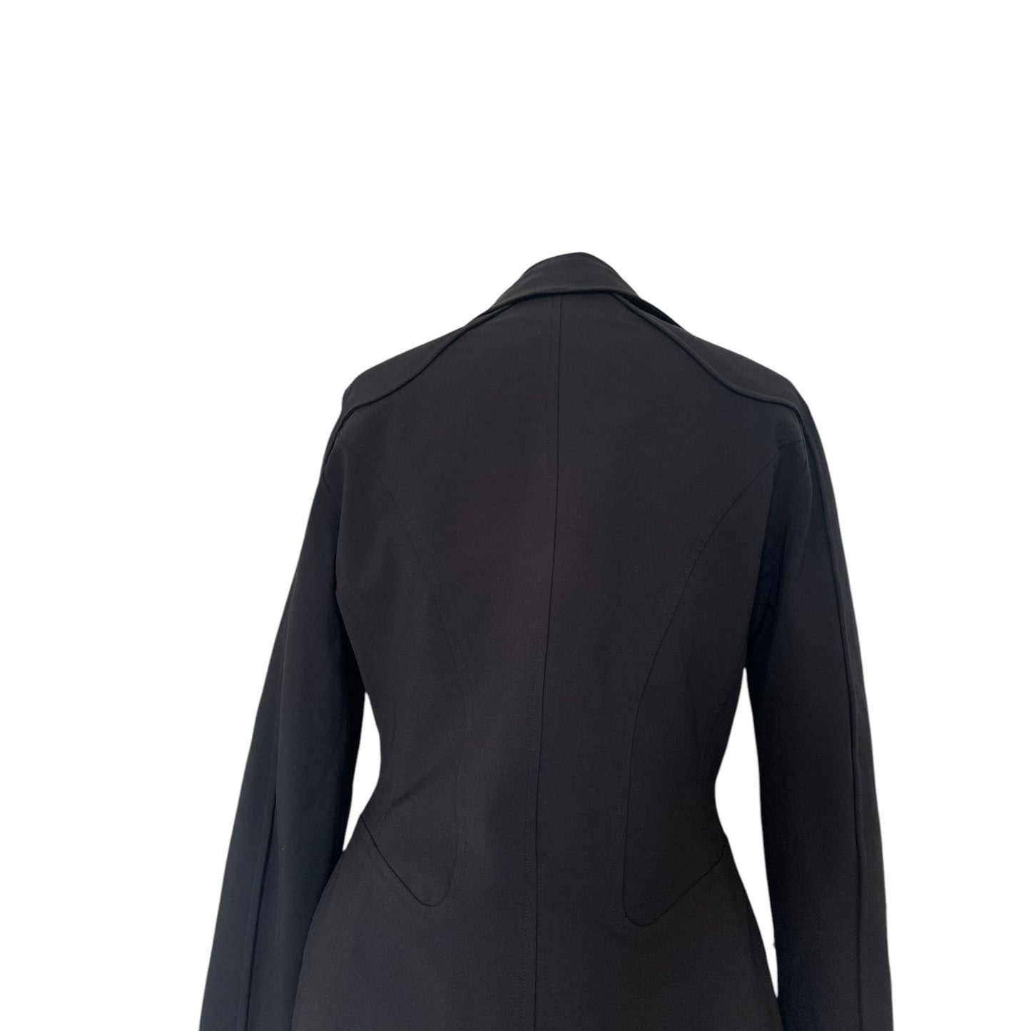 Vintage Sculptural Black Jacket Size M
