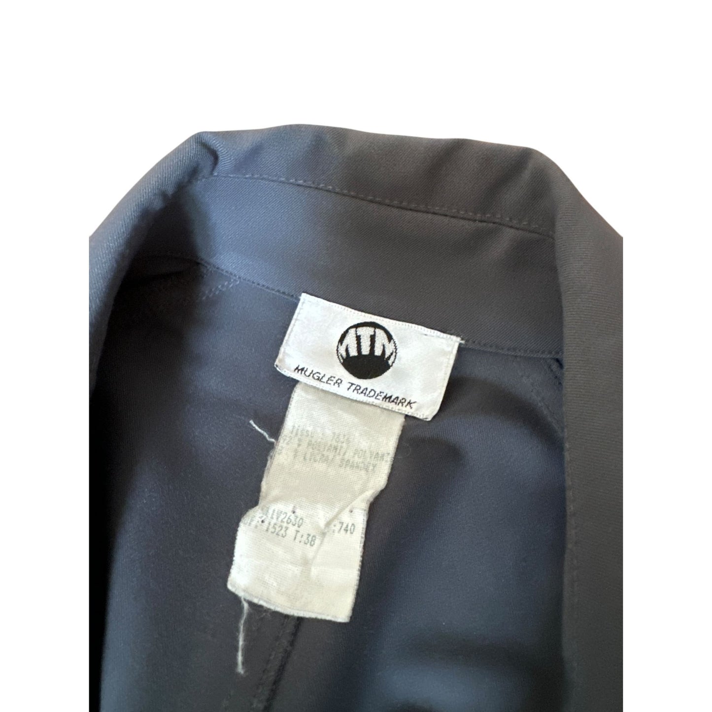 Vintage Sculptural Black Jacket Size M