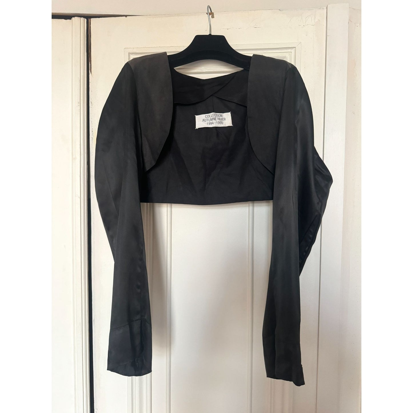 SS 1999 Black Cotton Bolero
Re-edition from FW 1995–1996