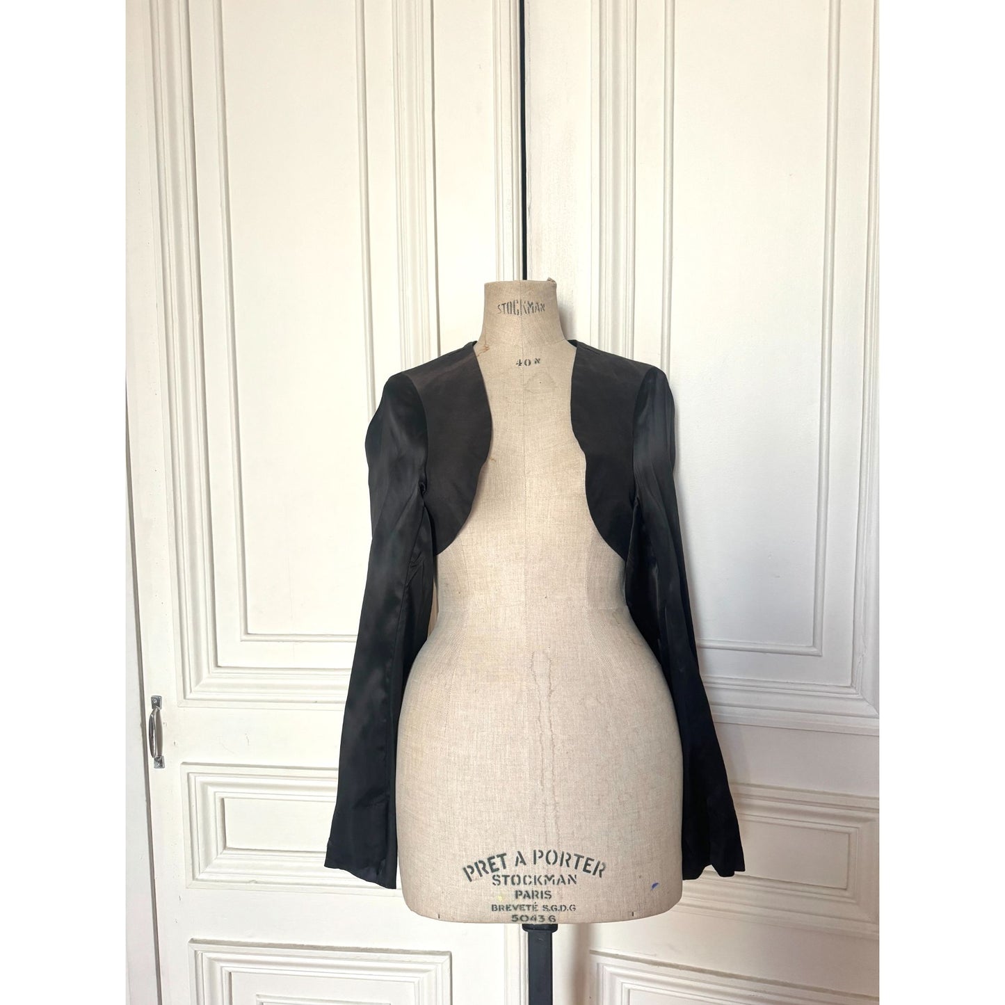 SS 1999 Black Cotton Bolero
Re-edition from FW 1995–1996