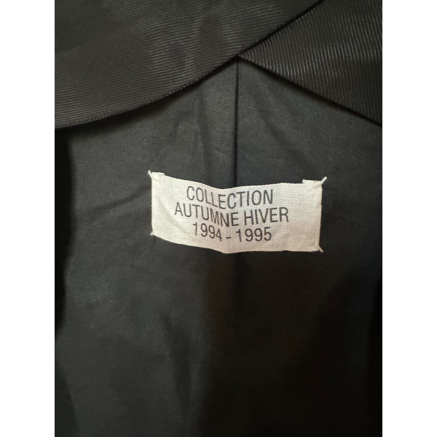 SS 1999 Black Cotton Bolero
Re-edition from FW 1995–1996