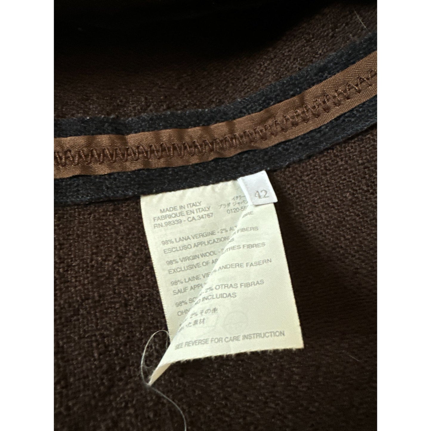 Black Bouclé Wool Jacket