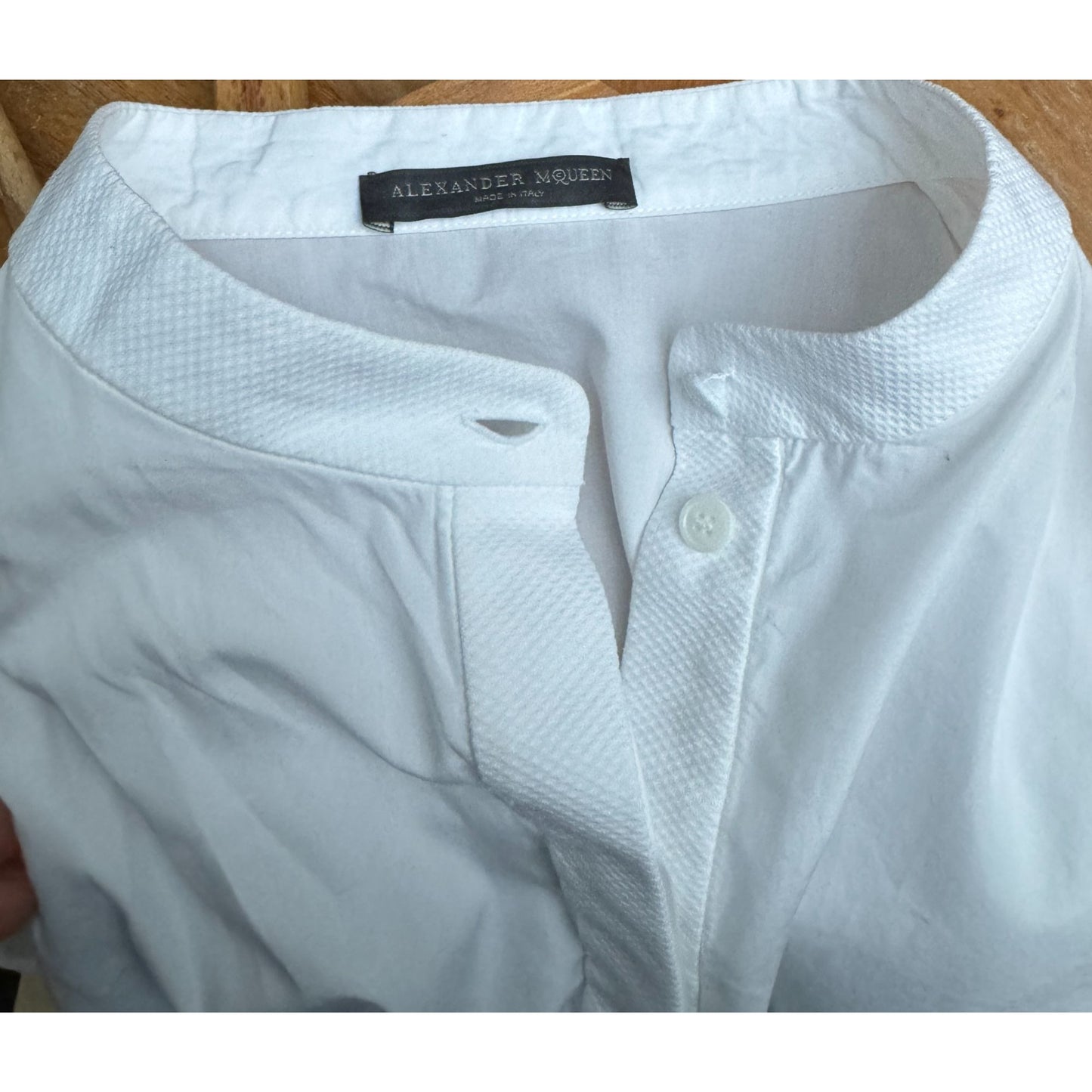 White Romantic Puff-Sleeve Shirt