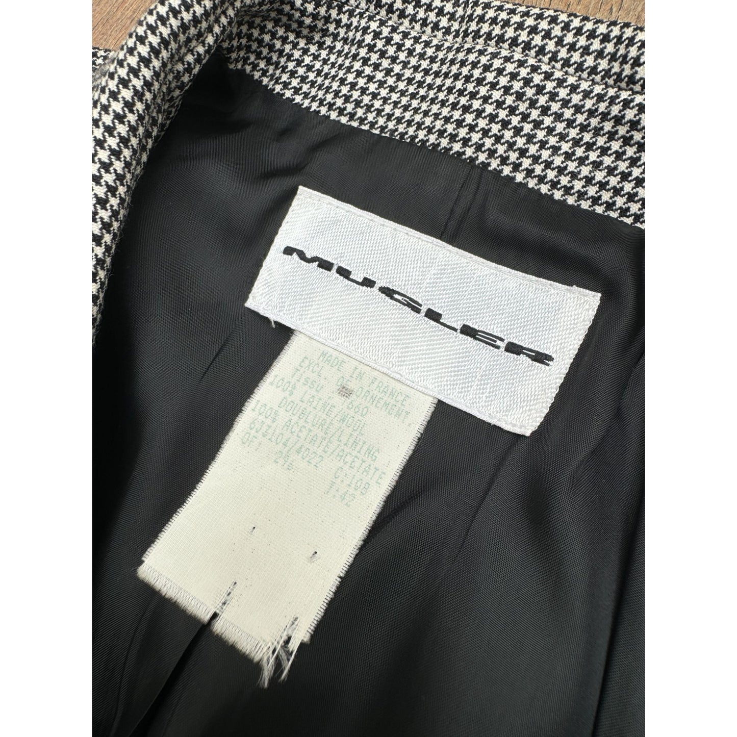 Vintage Grey Sculptural Wool Jacket