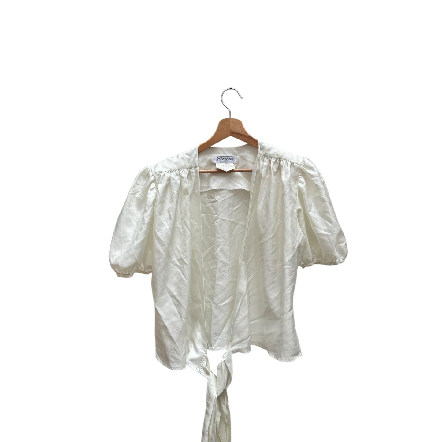 Summer 1991 Ivory White Nylon Shirt