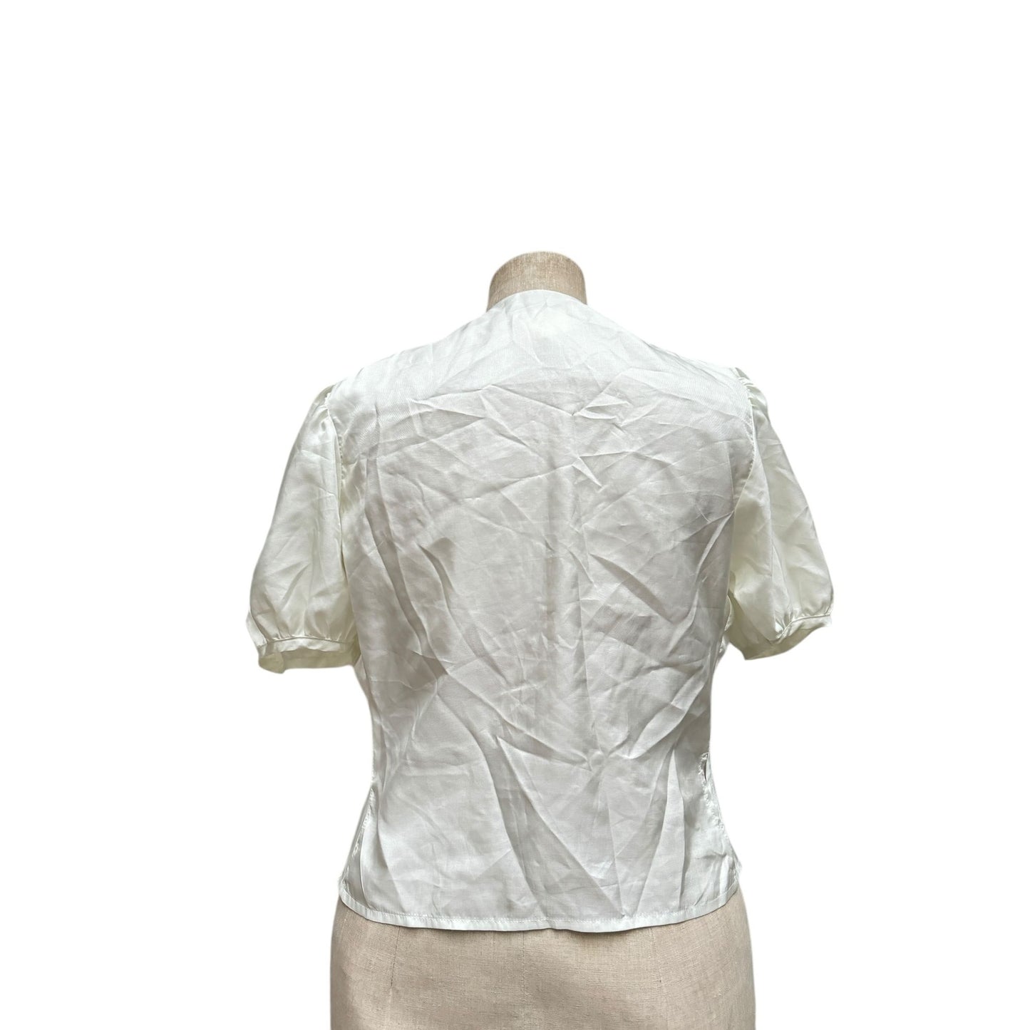 Summer 1991 Ivory White Nylon Shirt
