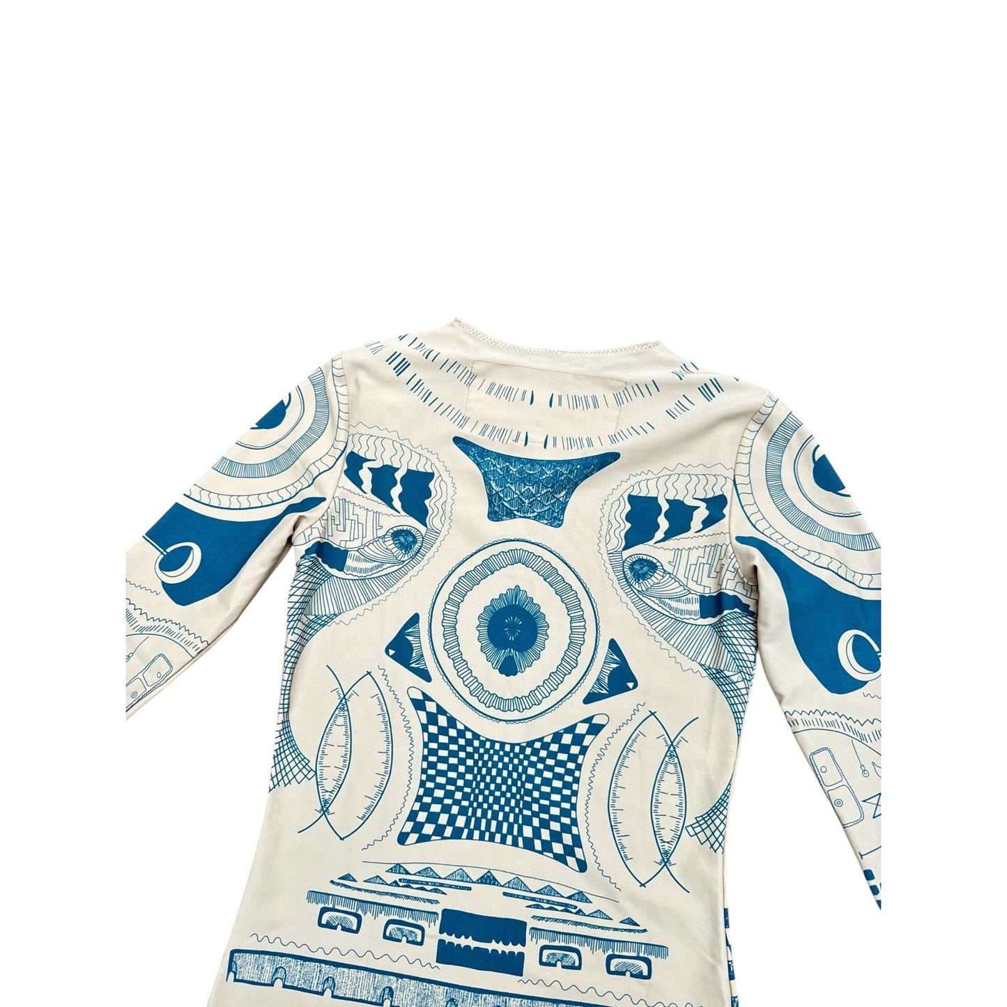 Tattoo Print Longsleeve Top