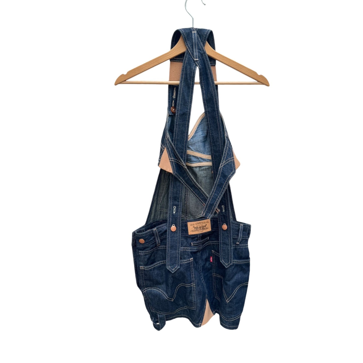 Levis X Jean Paul Gaultier Denim Jumpsuit Shorts Size S