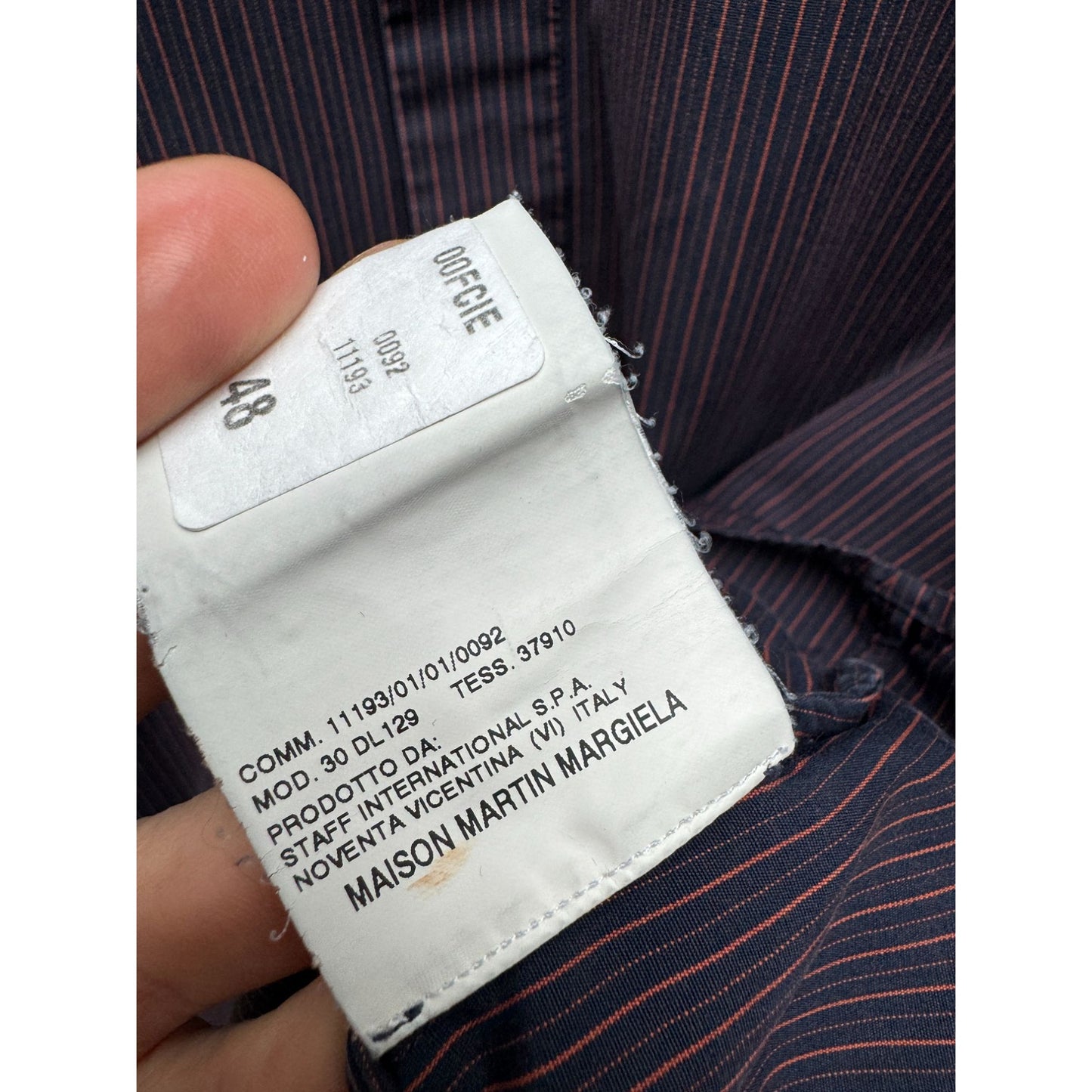 FW 2009 4 Stitches Pinstripe Shirt