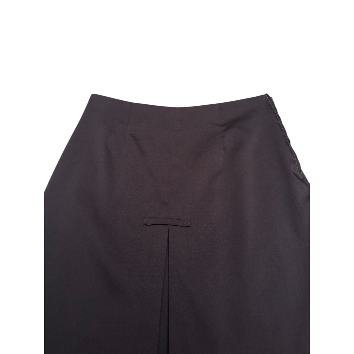 1990s Brown Wool Skirt