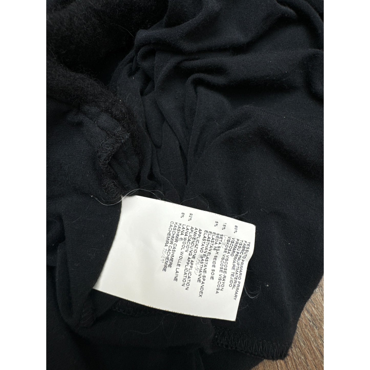 Iconic 4-Stitches Black Top