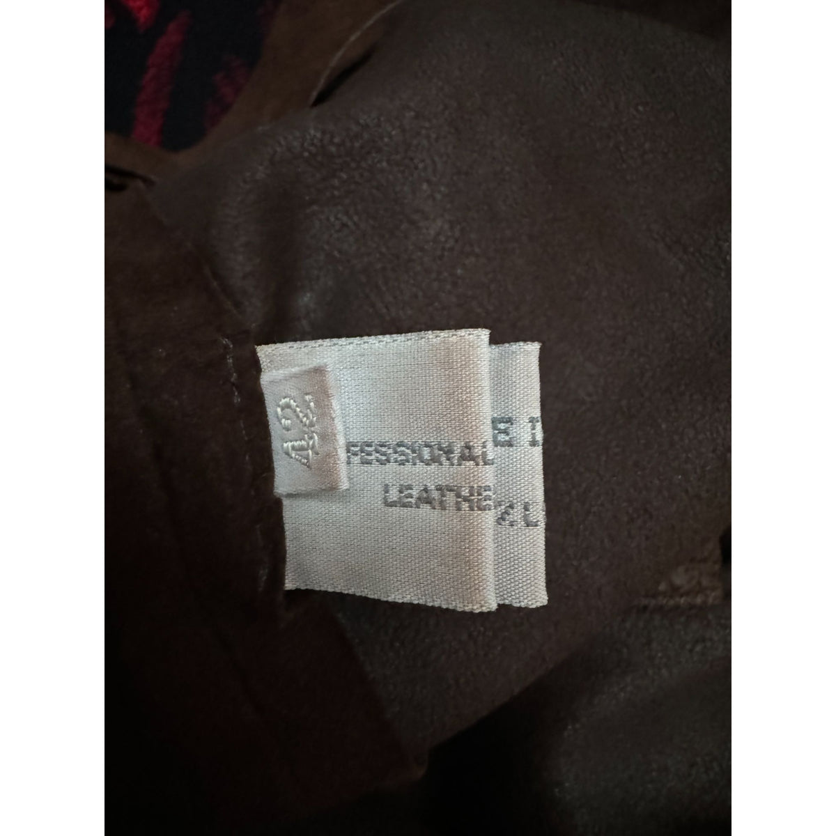 2000s Brown Suede Lambskin Two-Piece Set