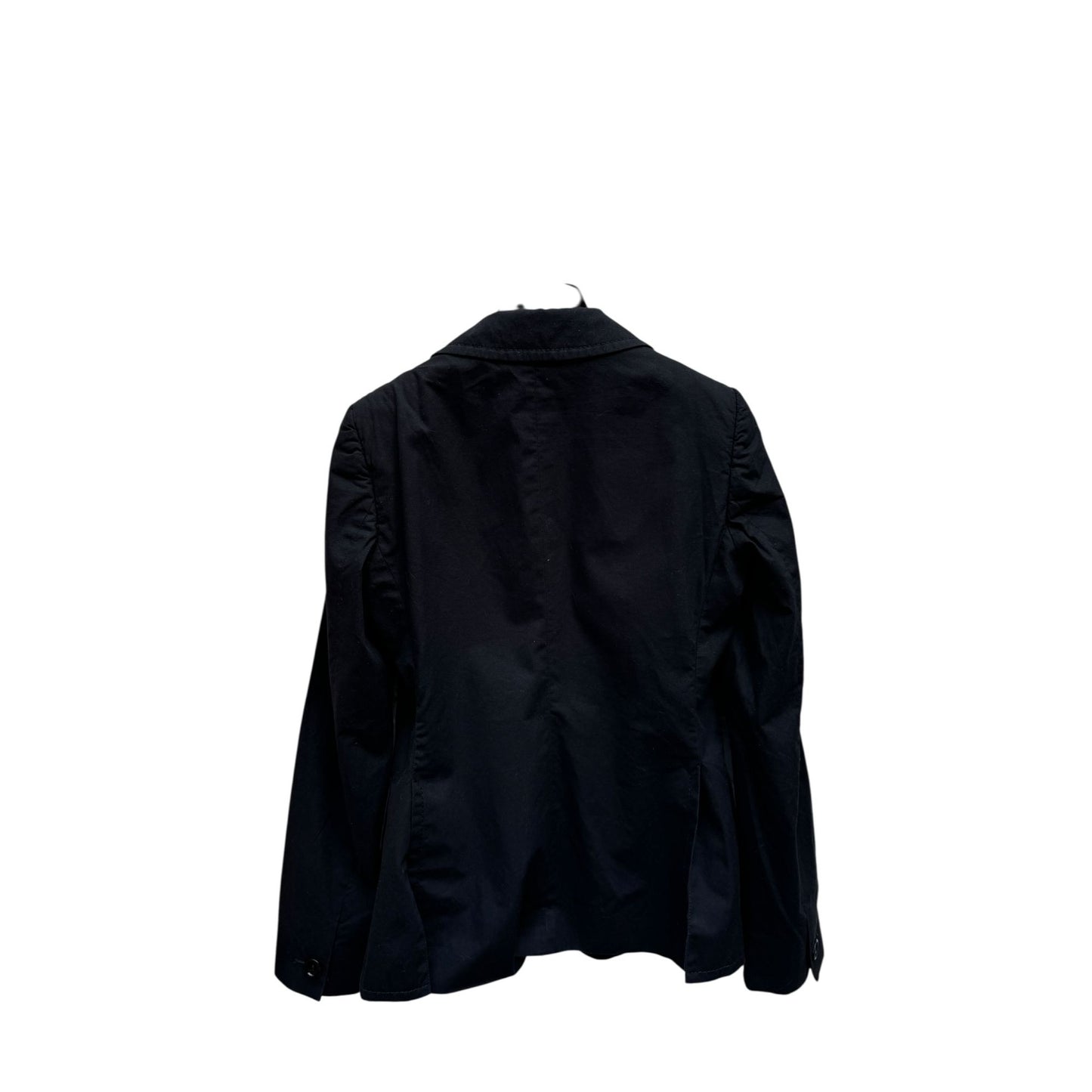 Black Cotton Blazer Jacket