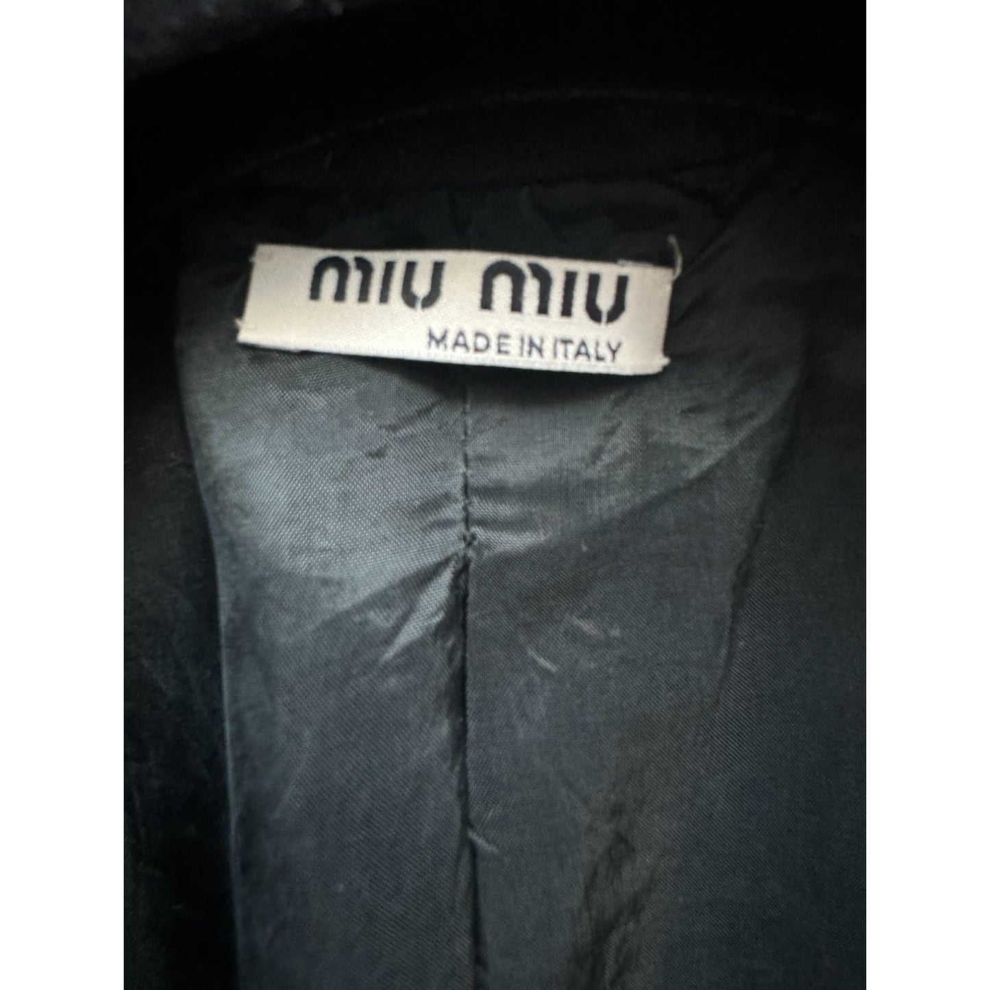 Black Cotton Blazer Jacket