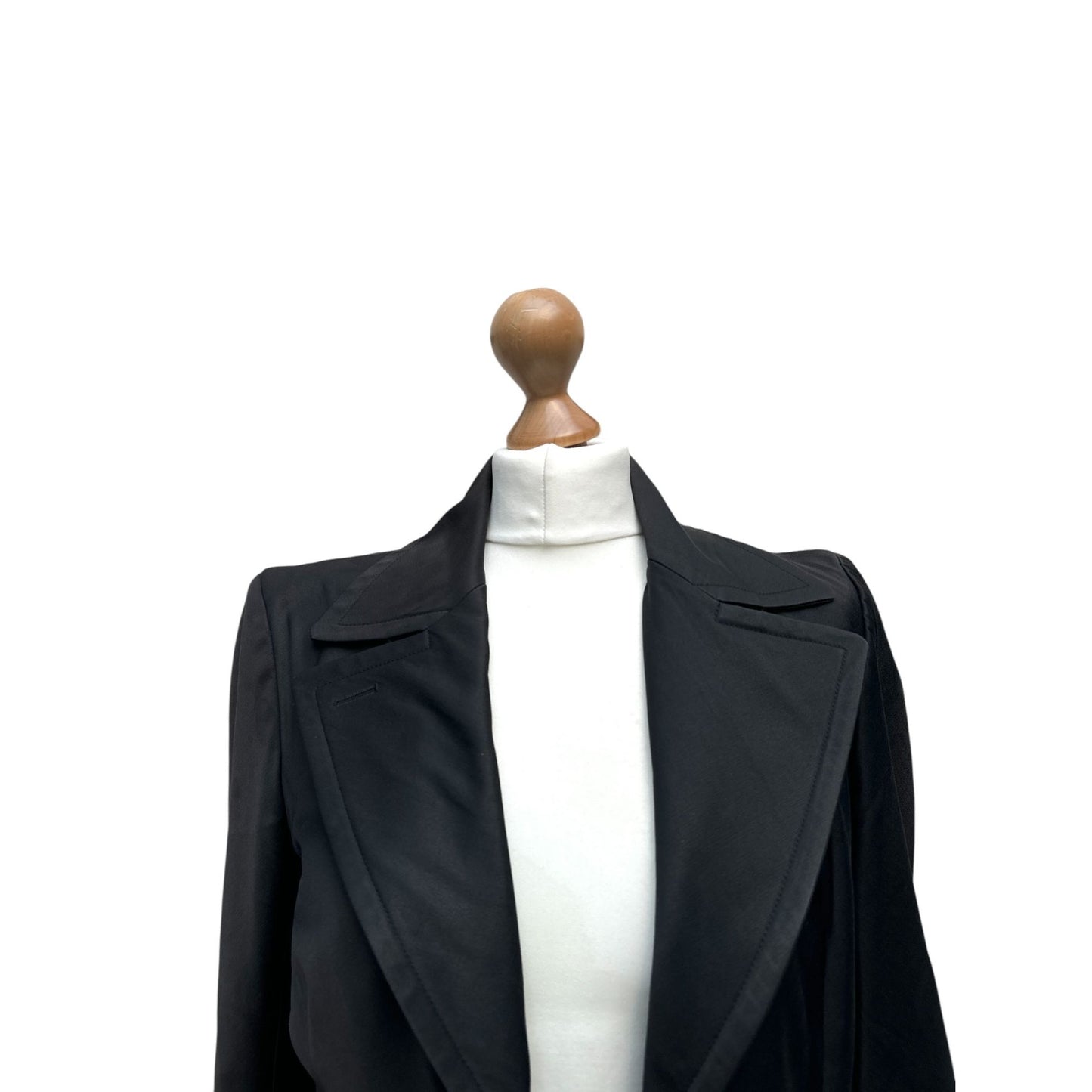 Stefano Pilati Sculptural Black Blazer Jacket