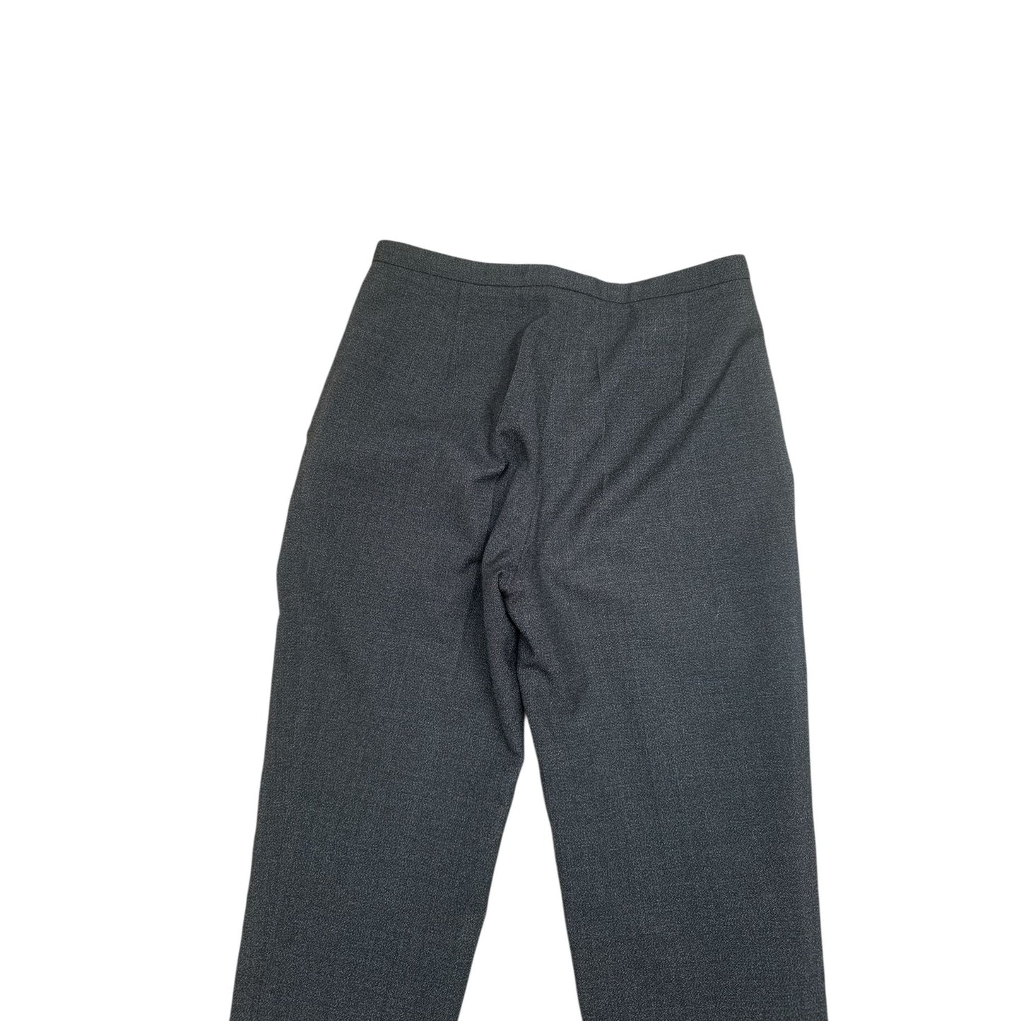 Classic Grey Virgin Wool Tailored Trousers