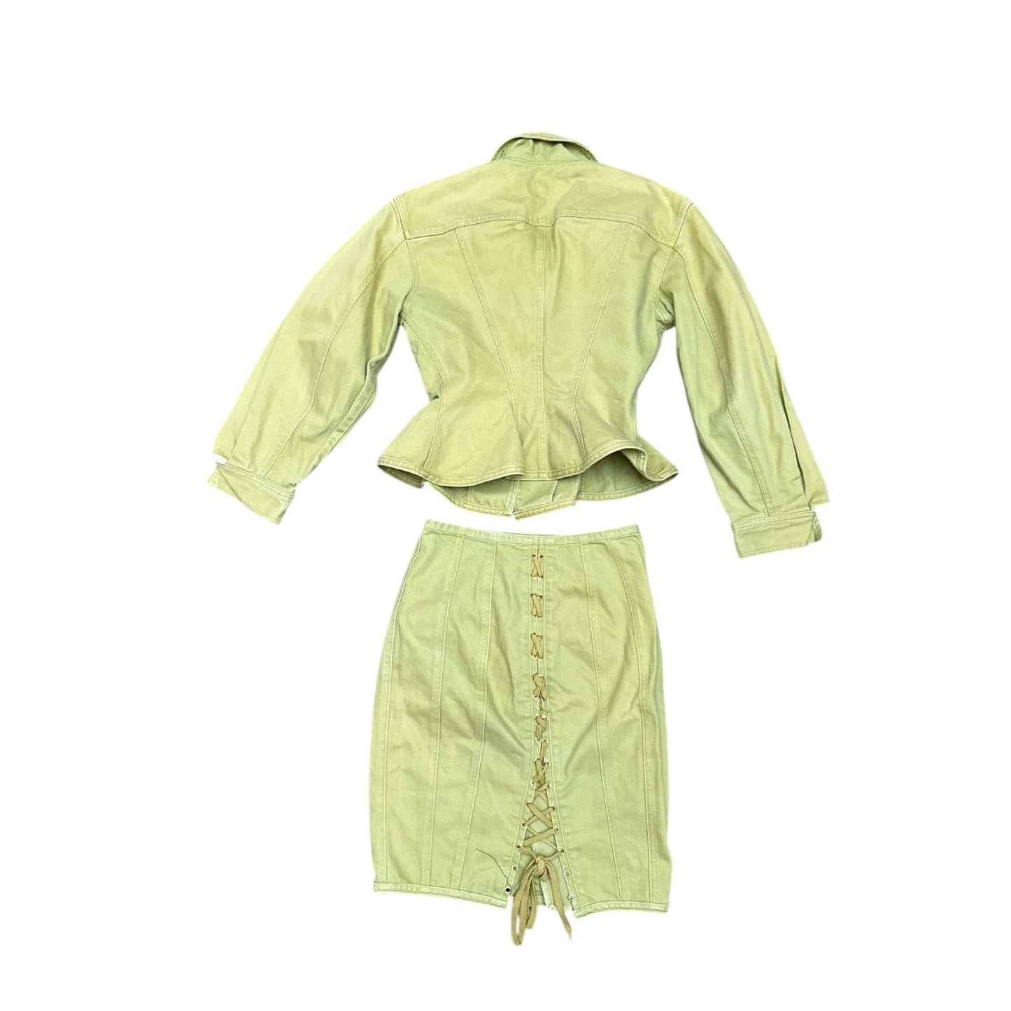 Early 1990s Chartreuse Set