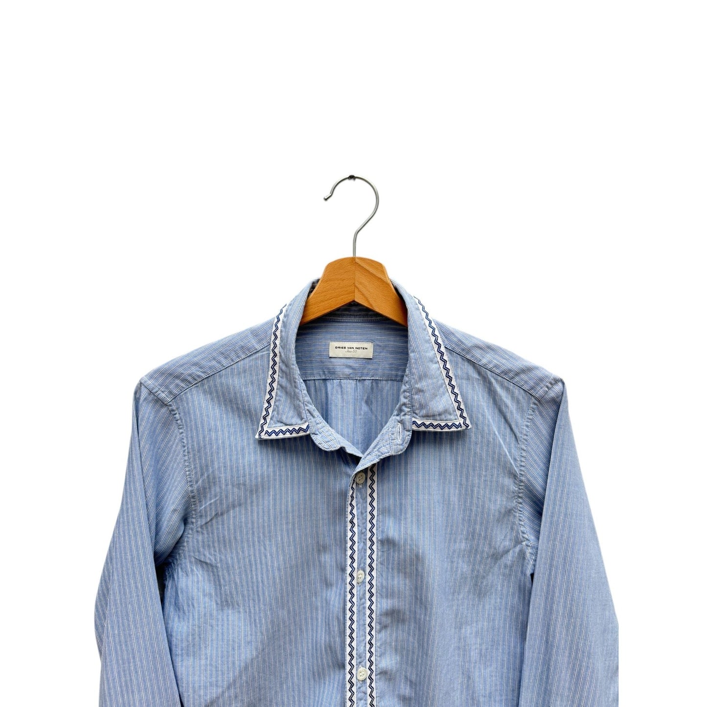 Blue Striped Long Sleeve Shirt
Size 50 (fits S)