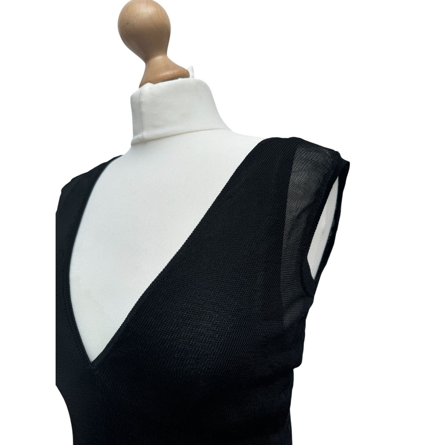 Nicolas Ghesquière SS 2005 Black Mesh Top