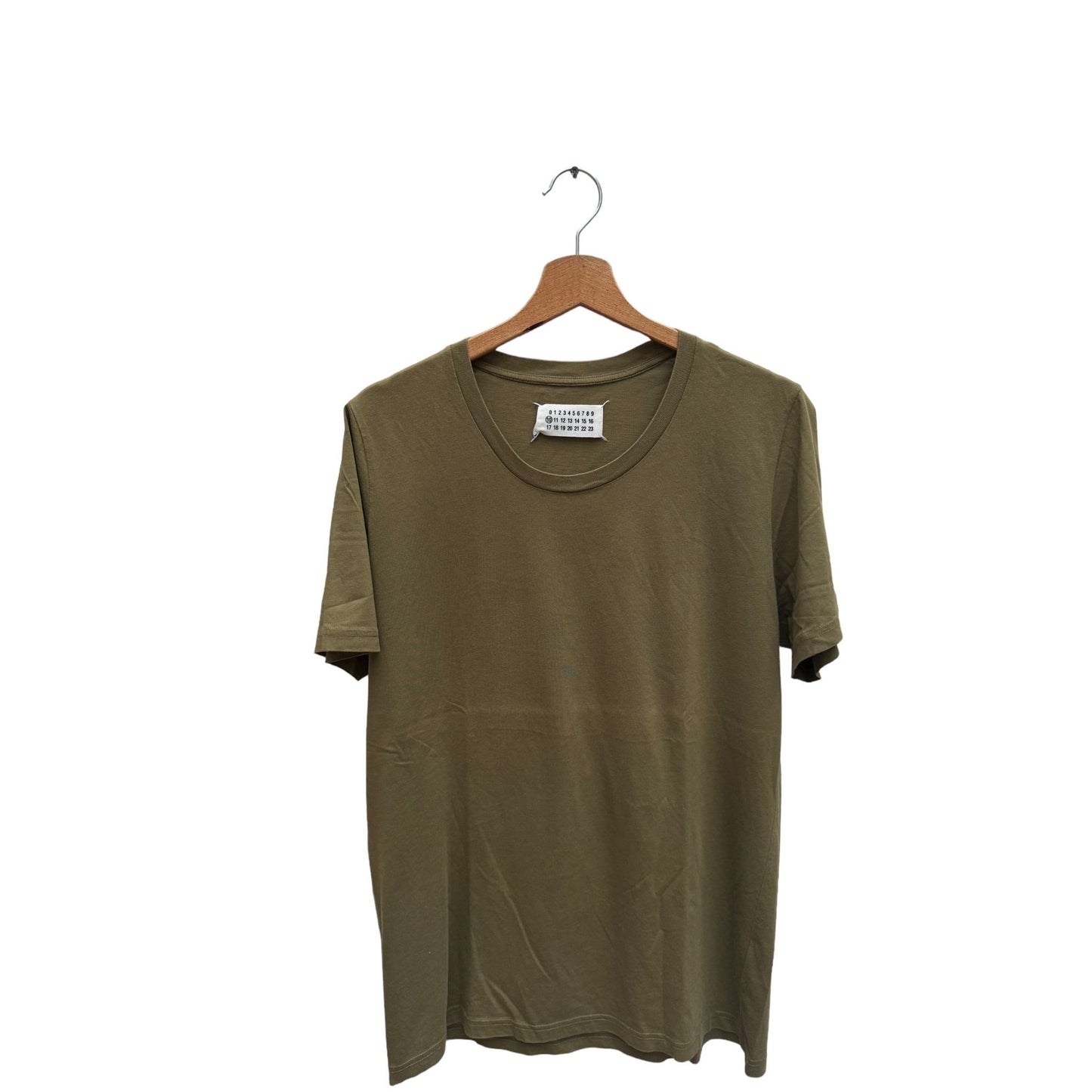 Kaki Cotton T-shirt Iconic 4 Stitches