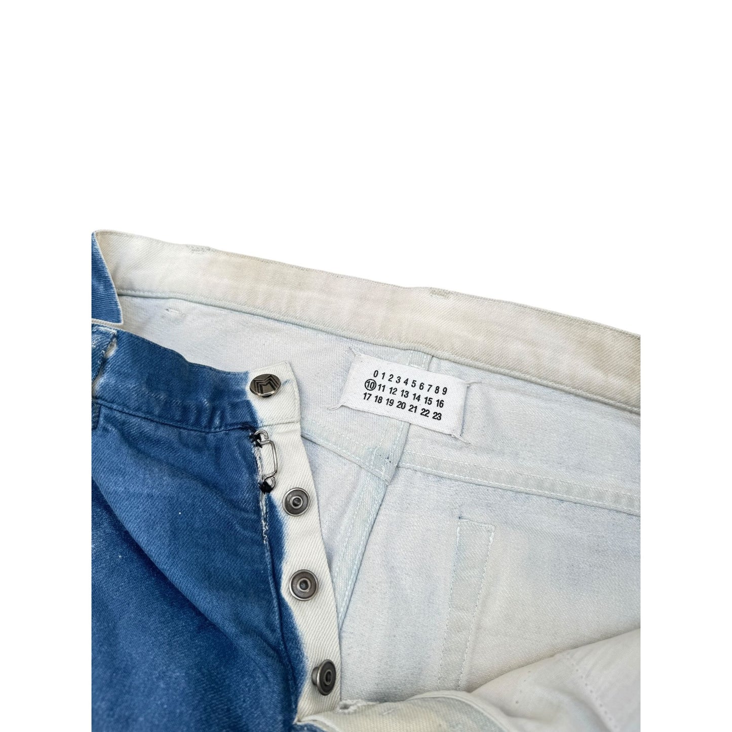 Vintage Blue Painted Denim Jeans