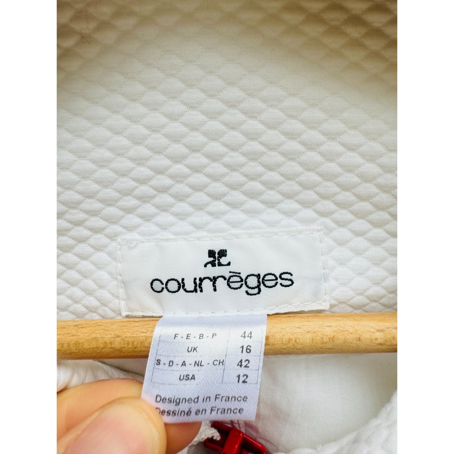 Vintage White Cotton Jacket