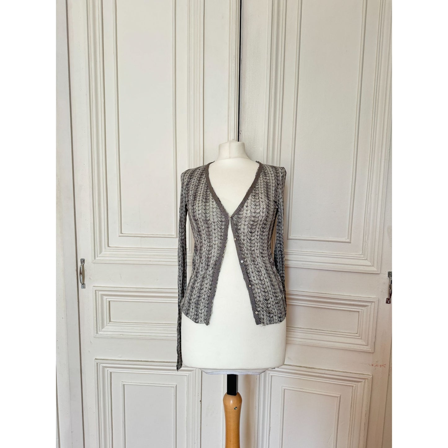 SS 1996 Sample Trompe l’œil Cardigan
