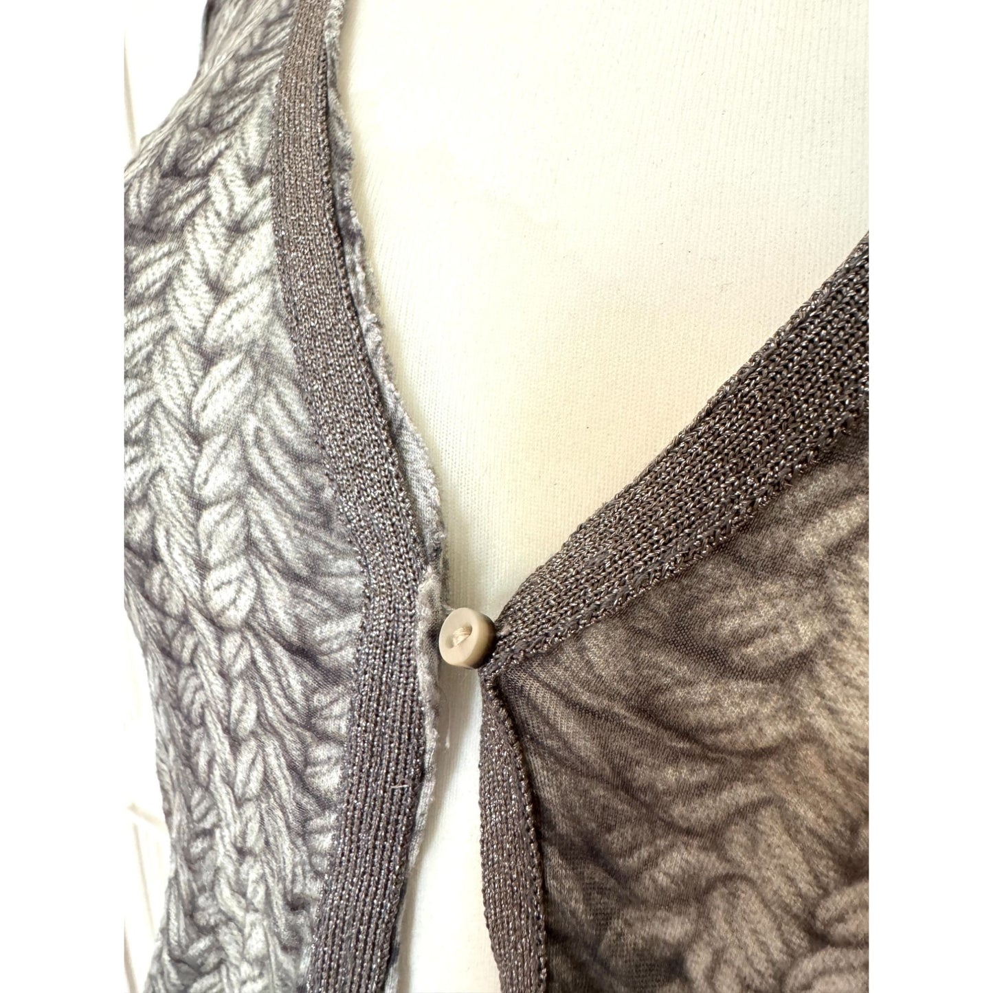 SS 1996 Sample Trompe l’œil Cardigan
