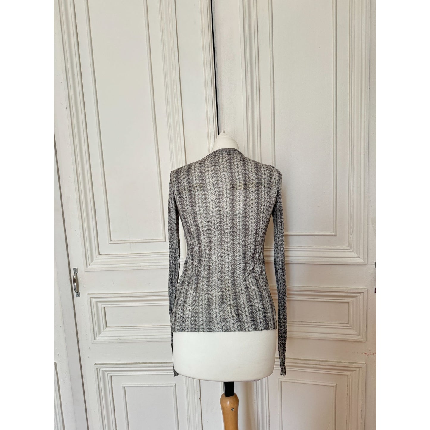 SS 1996 Sample Trompe l’œil Cardigan