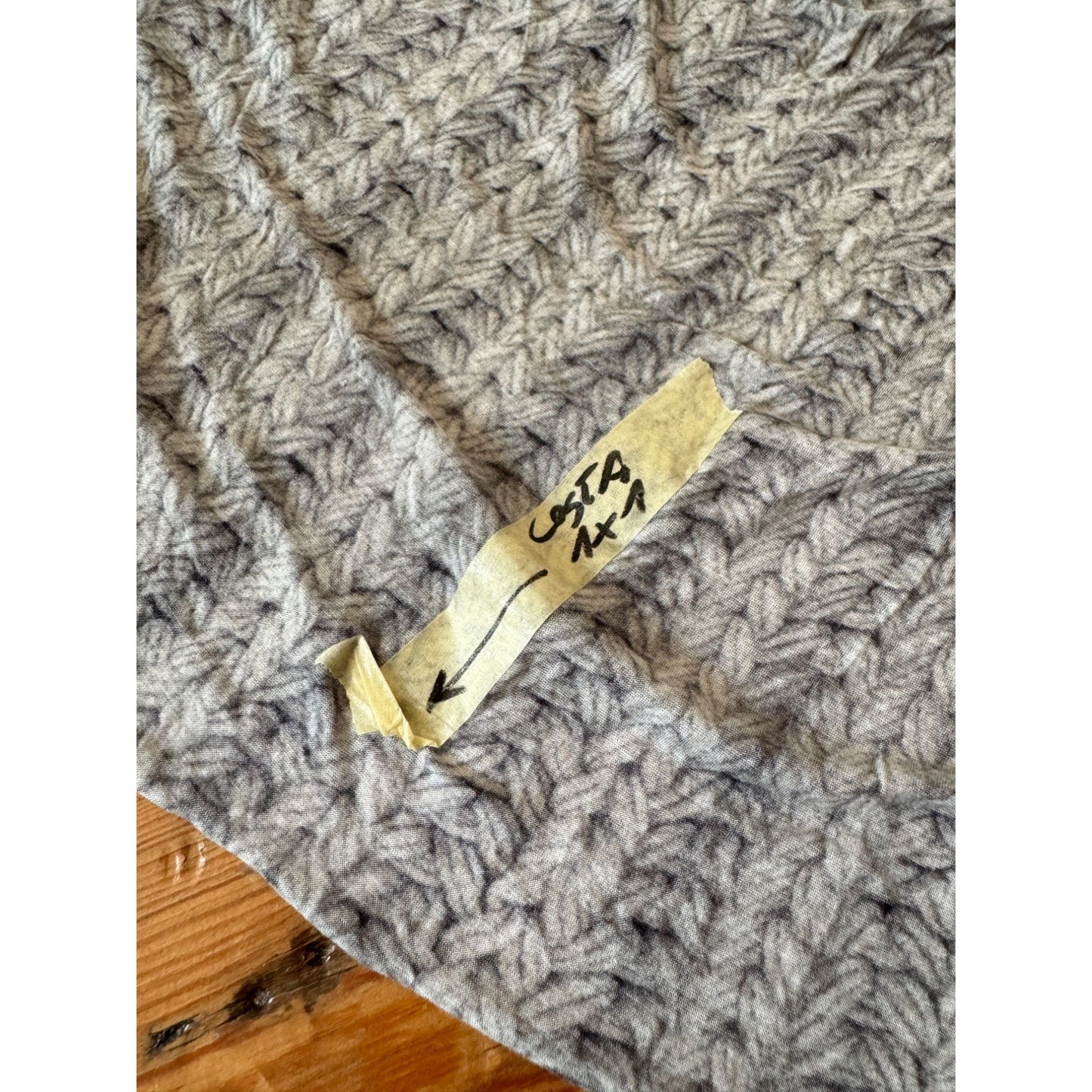 SS 1996 Sample Trompe l’œil Cardigan